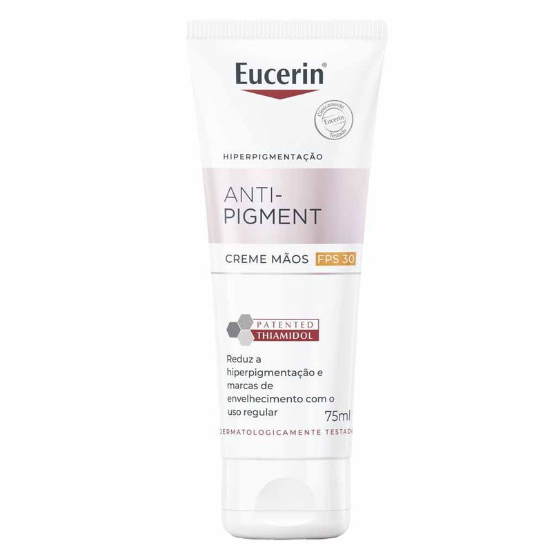 EUCERIN Creme de Mãos Clareador de Manchas Anti-Pigment FPS30 75ml