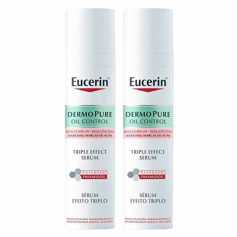 Eucerin DermoPure Oil Control Sérum Facial Kit com 2 Unidades Kit