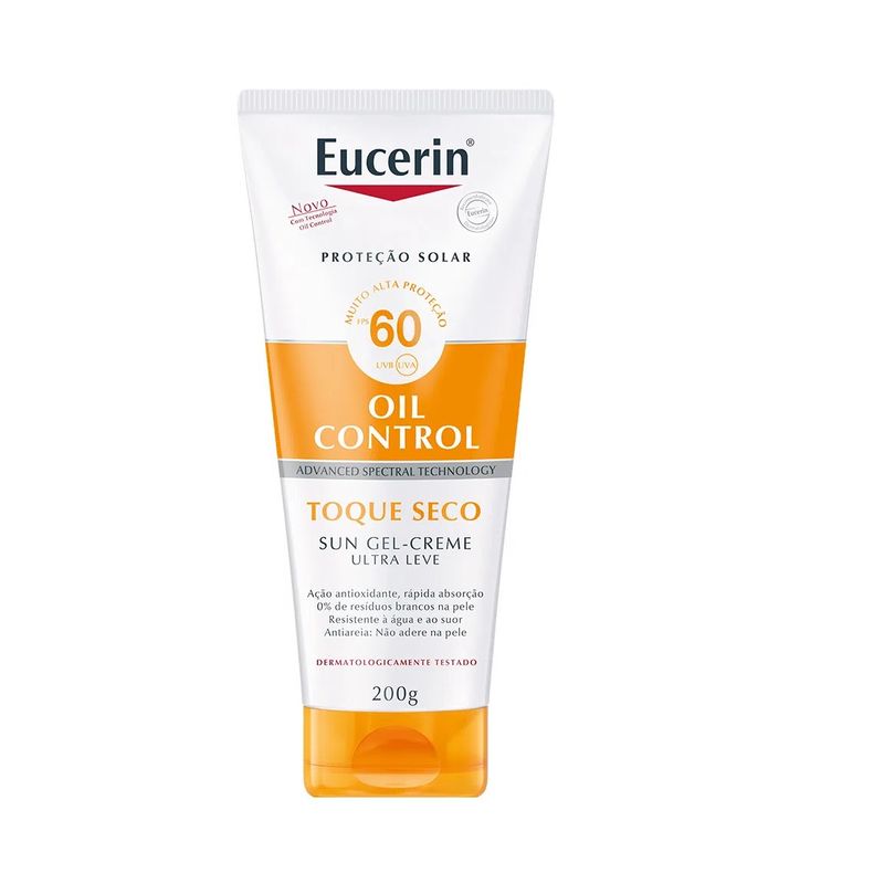 Eucerin Kit - Protetor Solar Corporal Toque Seco FPS60 + Protetor Solar Gel-Creme Oil Control FPS60 Kit