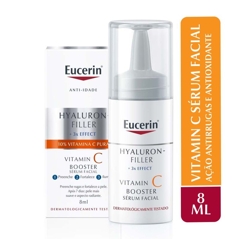 Sérum Antirrugas e Antioxidante Eucerin Hyaluron-Filler Vitamin C 8ml