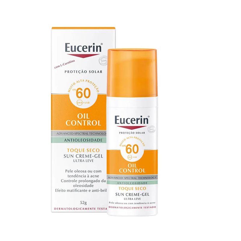 Eucerin Kit – 2 Protetor Solar Gel-Creme Oil Control FPS60 Kit
